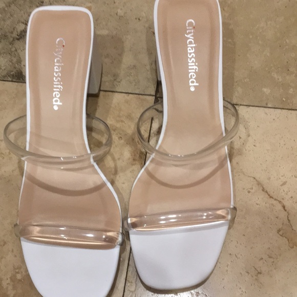 NWOB clear strap mules 7 - Picture 2 of 4